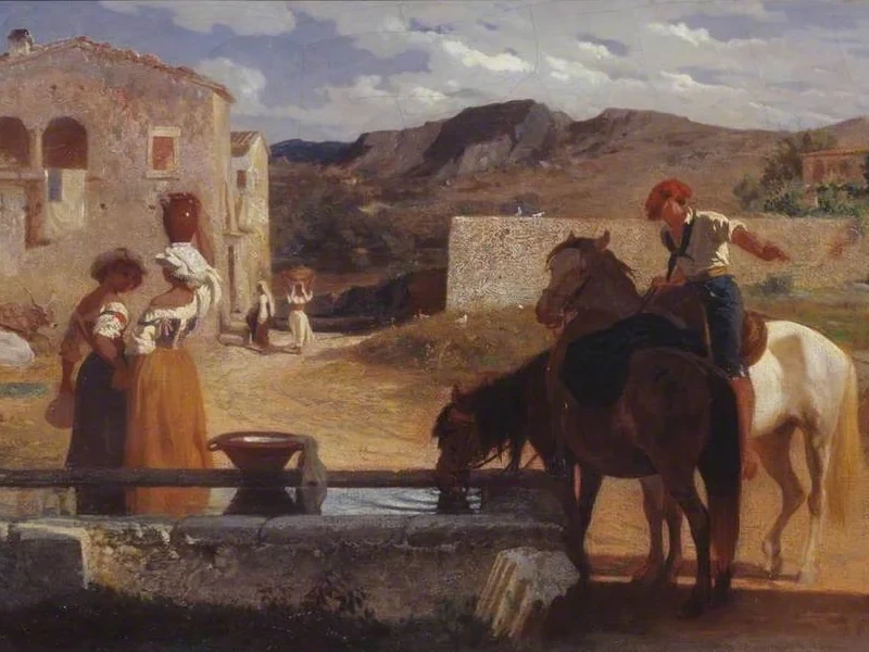 1818-George Heming Mason - Italian Landscape - National Gallery